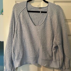 Baby blue Free People sweater